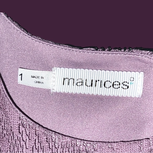 Maurices lilac knee length size 1 dress - Picture 2 of 6